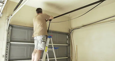Installing Cables On Garage Door